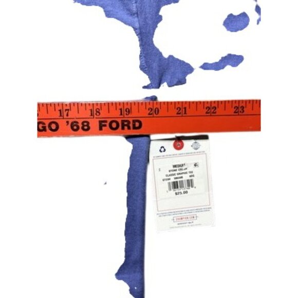 NWT Men’s Medium Blue Champion Athletics T-Shirt - Picture 4 of 7